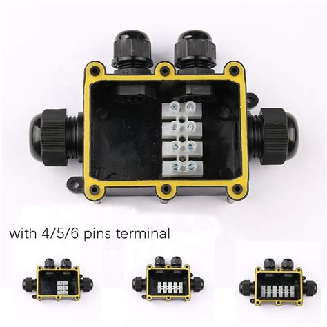 4 way outdoor waterproof ip68 cable wire connector junction box|waterproof outdoor lamp junction box.